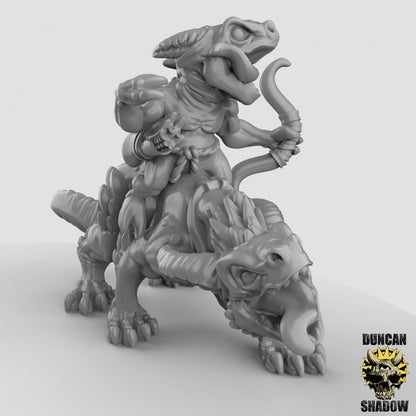 Kobold Kavallerie mit Bogen  32mm  Tabletop  D&D  Dungeons and Dragons  Pathfinder  DSA Duncan Shadow