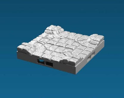 Kanalboden - X-Rinne, Abwasserkanal - Gelände, Terrain - 28/32mm Tabletop Gaming - Ultimate Dragonlock