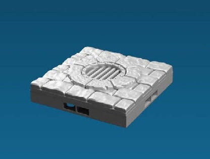 Kanalboden - Abfluss, Abwasserkanal - Gelände, Terrain - 28/32mm Tabletop Gaming - Ultimate Dragonlock