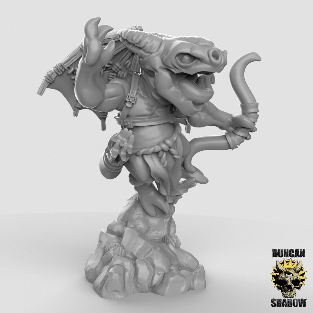 Kobold mit mechanischen Flügeln  32mm  Tabletop  D&D  Dungeons and Dragons  Pathfinder  DSA Duncan Shadow
