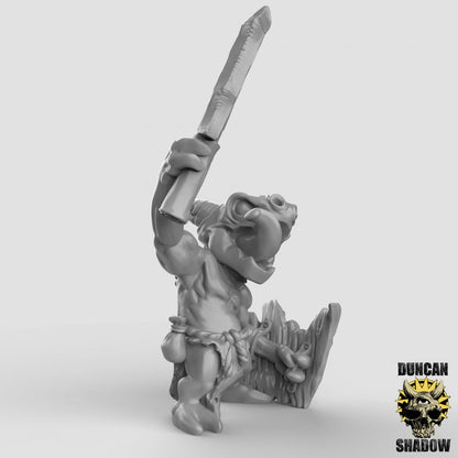 Kobold mit Schwert und Schild  32mm  Tabletop  D&D  Dungeons and Dragons  Pathfinder  DSA Duncan Shadow