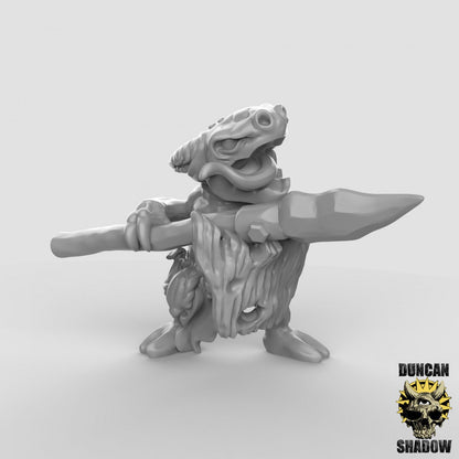 Kobold mit Speer  32mm  Tabletop  D&D  Dungeons and Dragons  Pathfinder  DSA Duncan Shadow
