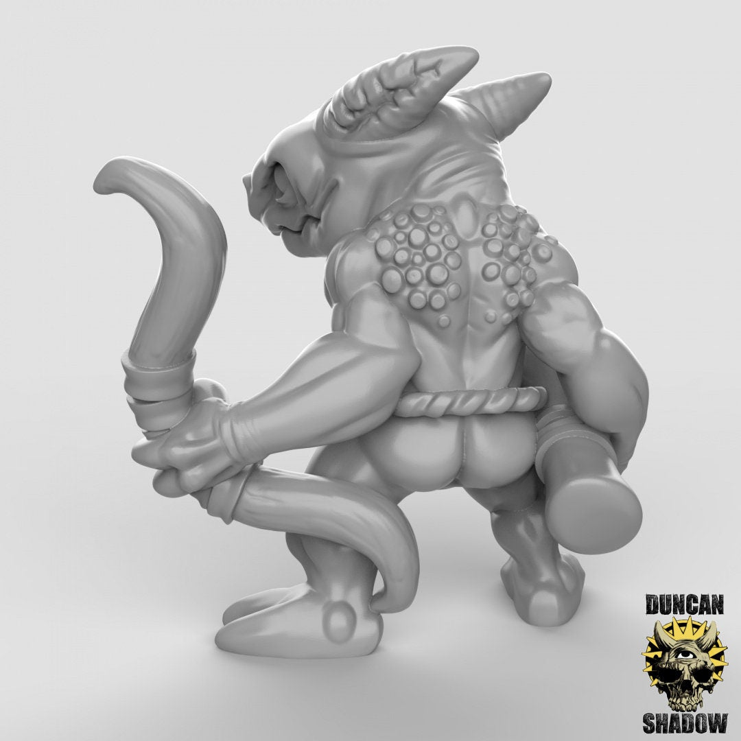 Kobold mit Bogen  32mm  Tabletop  D&D  Dungeons and Dragons  Pathfinder  DSA Duncan Shadow
