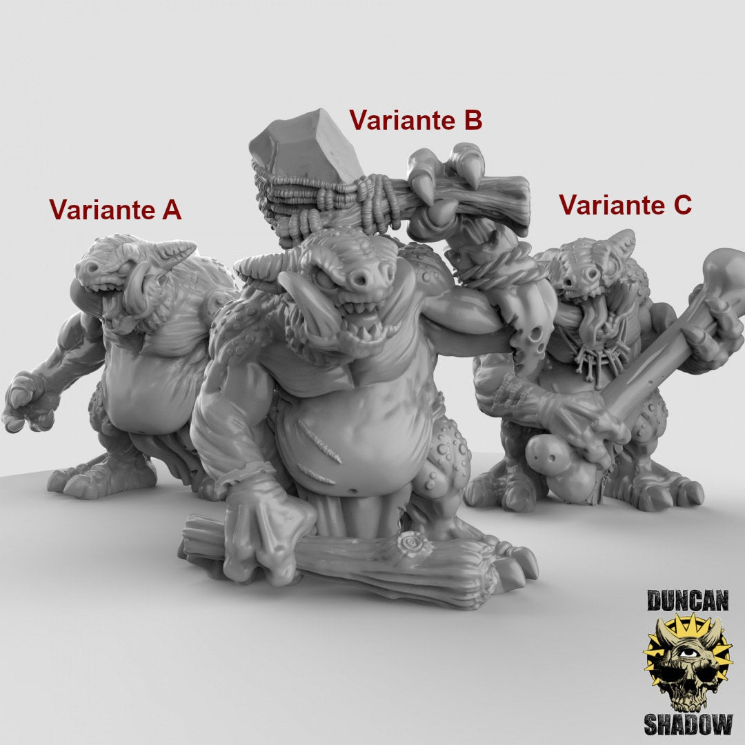 Kobold Troll  32mm  Tabletop  D&D  Dungeons and Dragons  Pathfinder  DSA Duncan Shadow