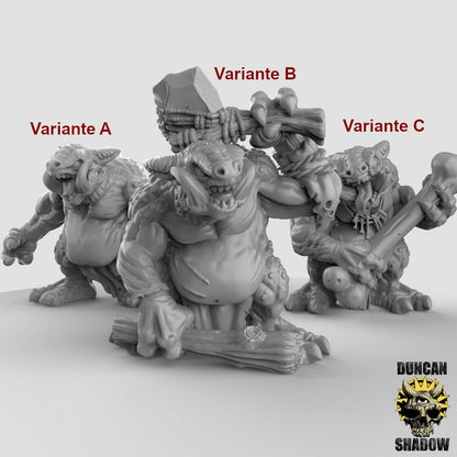 Kobold Troll  32mm  Tabletop  D&D  Dungeons and Dragons  Pathfinder  DSA Duncan Shadow
