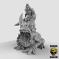 Dämon auf Pestkröte  32mm  Tabletop  D&D  Dungeons and Dragons  Pathfinder  DSA Duncan Shadow