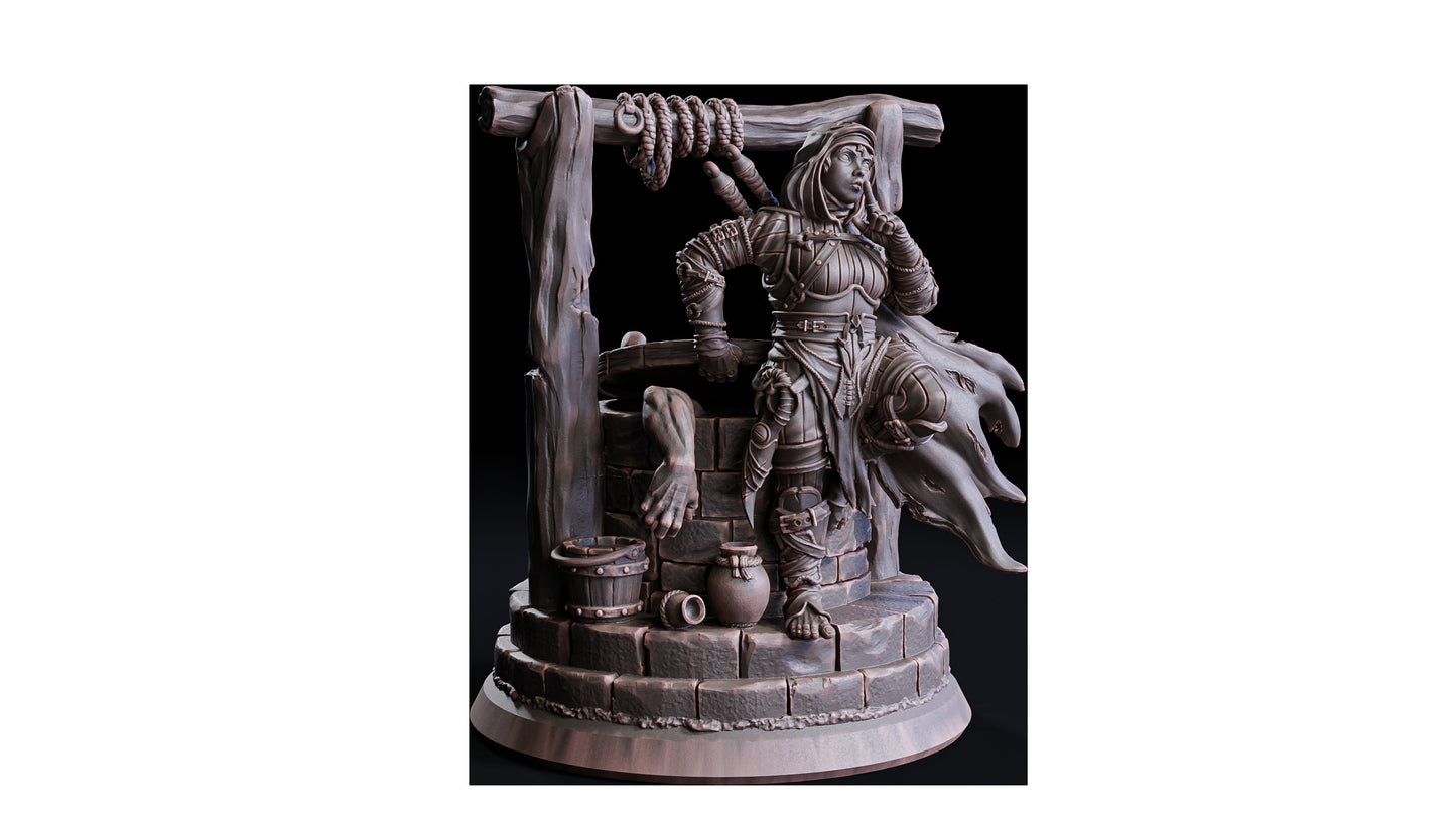 Ravenna Bloodsoaked (Hero, Halfling Assassin)  32mm  Tabletop  Fantasy  D&D  Dungeons and Dragons  Pathfinder  DSA  Flesh of Gods