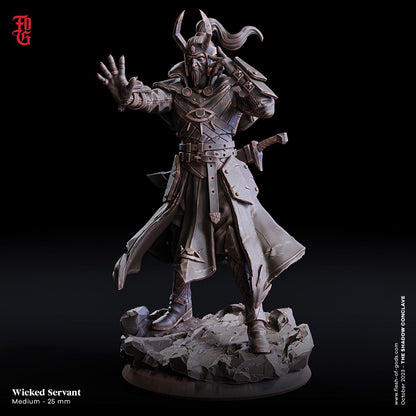 Wicked Servant (Hero, Aberrant Mind Sorcerer)  32mm  Tabletop  Fantasy  D&D  Dungeons and Dragons  Pathfinder  DSA  Flesh of Gods