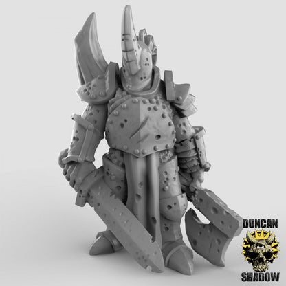 Plague Knights Set 1  32mm  Tabletop  D&D  Dungeons and Dragons  Pathfinder  DSA Duncan Shadow