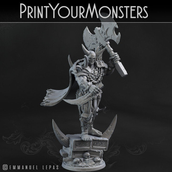 Desert Ork Häuptling  32mm  Tabletop  Fantasy  Gaming  D&D  Dungeons and Dragons  Pathfinder  DSA  Print Your Monsters