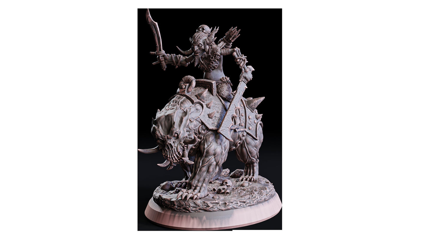 Erzteufel Dispora (Enemy)  32mm  Tabletop  Fantasy  D&D  Dungeons and Dragons  Pathfinder  DSA  Flesh of Gods
