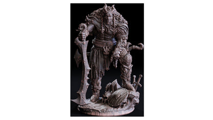 Xander, Chaosbringer (Hero, Half-Demon Fighter)  32mm  Tabletop  Fantasy  D&D  Dungeons and Dragons  Pathfinder  DSA  Flesh of Gods