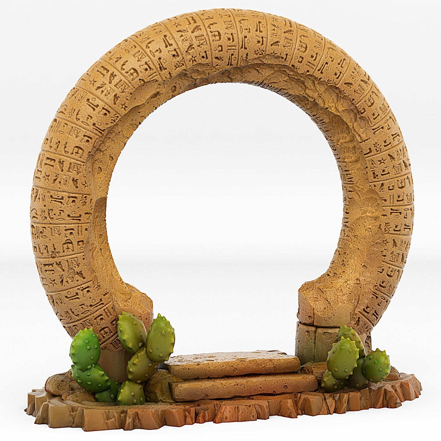 Ägyptisches Portal mit Wasserwirbel   32mm  28mm  Tabletop  D&D  Dungeons and Dragons  Pathfinder  DSA  Fantastic-Portals-Effects