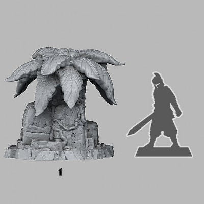 Giant Nettles Pflanze  32mm  Tabletop  Fantasy  Gaming  D&D  Dungeons and Dragons  Pathfinder  DSA  Print Your Monsters