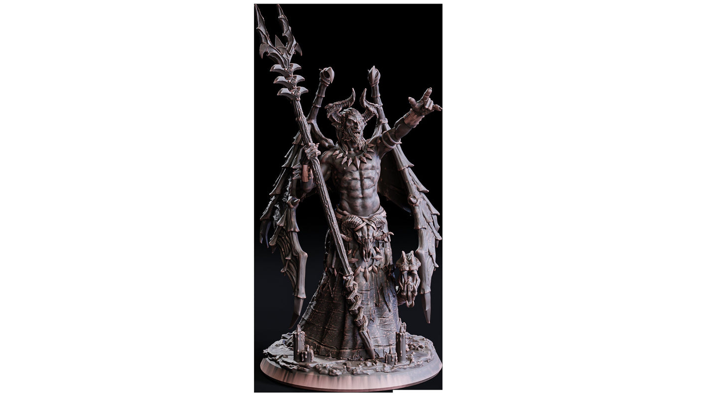 Erzteufel Mephistir (Enemy) XL  32mm  Tabletop  Fantasy  D&D  Dungeons and Dragons  Pathfinder  DSA  Flesh of Gods