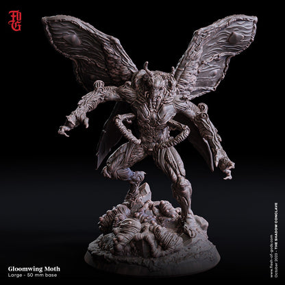 Gloomwing Moth (Enemy) XL  32mm  Tabletop  Fantasy  D&D  Dungeons and Dragons  Pathfinder  DSA  Flesh of Gods