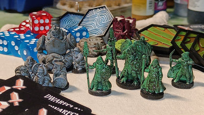 Pocket Tactics (4th Ed.) * Starfall Enclave vs. Dwarfclan (Core Set 2)