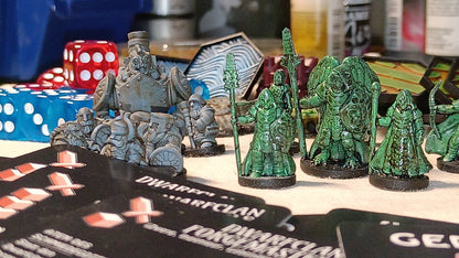 Pocket Tactics (4th Ed.) * Starfall Enclave vs. Dwarfclan (Core Set 2)