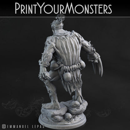 Desert Ork Krieger mit Klaue  32mm  Tabletop  Fantasy  Gaming  D&D  Dungeons and Dragons  Pathfinder  DSA  Print Your Monsters
