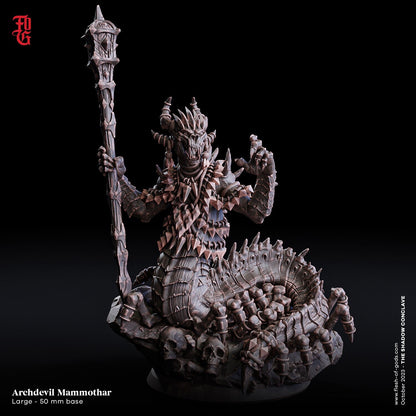 Erzteufel Mammothar (Enemy) XL  32mm  Tabletop  Fantasy  D&D  Dungeons and Dragons  Pathfinder  DSA  Flesh of Gods