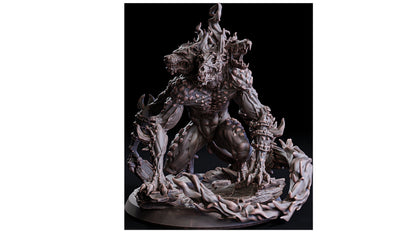 Shadowbound Cerberus (Enemy) XL  32mm  Tabletop  Fantasy  D&D  Dungeons and Dragons  Pathfinder  DSA  Flesh of Gods