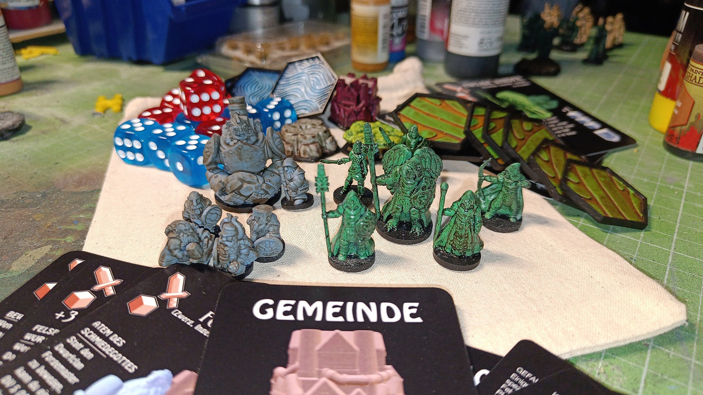 Pocket Tactics (4th Ed.) * Starfall Enclave vs. Dwarfclan (Core Set 2)