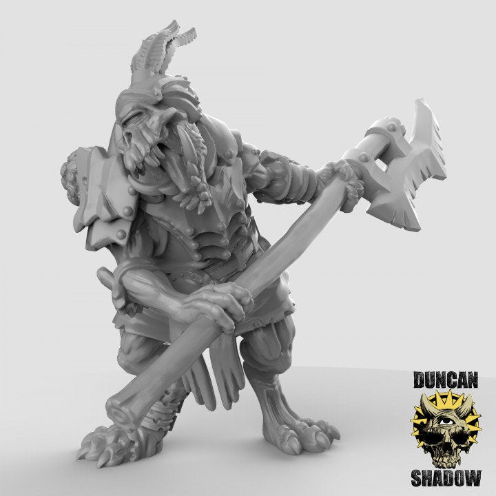 Cyclops Trolls mit schweren Waffen  32mm  Tabletop  D&D  Dungeons and Dragons  Pathfinder  DSA Duncan Shadow