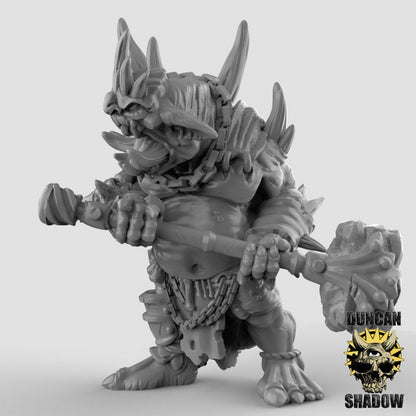 Troll-King  32mm  Tabletop  D&D  Dungeons and Dragons  Pathfinder  DSA Duncan Shadow