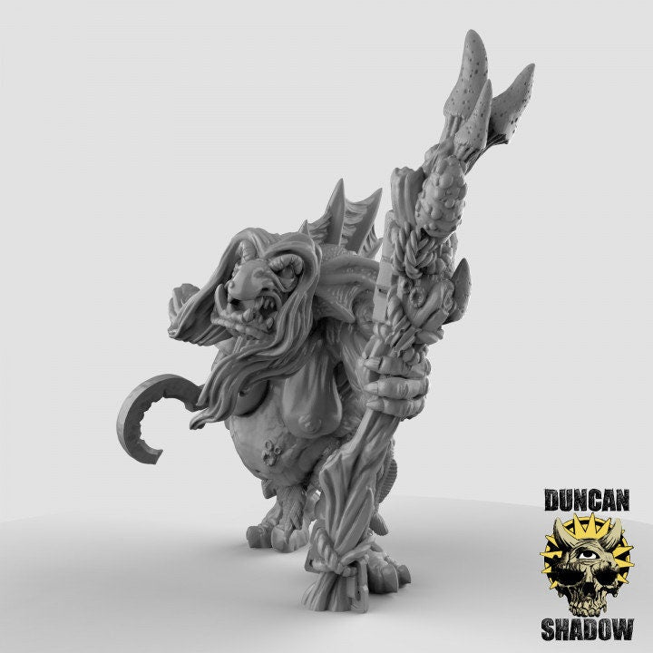 Troll-Hexe  32mm  Tabletop  D&D  Dungeons and Dragons  Pathfinder  DSA Duncan Shadow