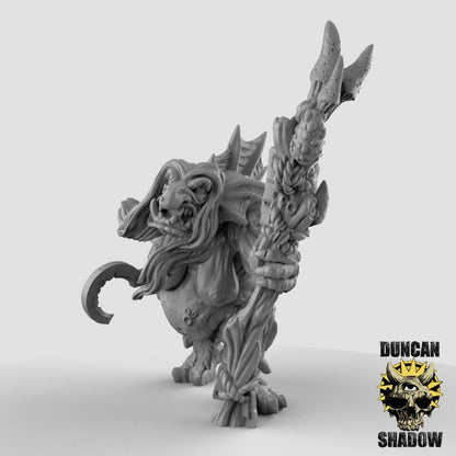 Troll-Hexe  32mm  Tabletop  D&D  Dungeons and Dragons  Pathfinder  DSA Duncan Shadow