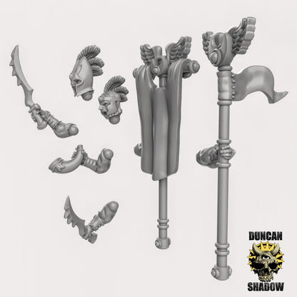 Hochelfen Kommando MULTIPARTKIT  32mm  Tabletop  D&D  Dungeons and Dragons  Pathfinder  DSA Duncan Shadow