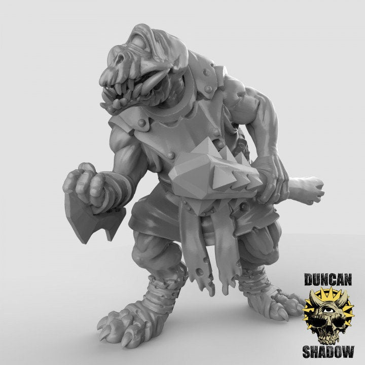 Cyclops Trolls  32mm  Tabletop  D&D  Dungeons and Dragons  Pathfinder  DSA Duncan Shadow