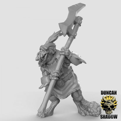 Cyclops Trolls mit schweren Waffen  32mm  Tabletop  D&D  Dungeons and Dragons  Pathfinder  DSA Duncan Shadow