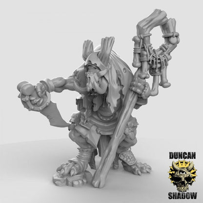 Cyclops-Troll-Shamane  32mm  Tabletop  D&D  Dungeons and Dragons  Pathfinder  DSA Duncan Shadow
