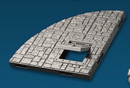 Tower of Terror - Boden, 3D gedrucktes Gelände von Fat Dragon Games, Ultimate Dragonlock Scenery oder Terrain für 28mm Tabletop Gaming
