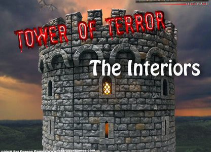 Tower of Terror - innere Wände, Treppen etc. 3D gedrucktes Gelände von Fat Dragon Games, Ultimate Dragonlock Scenery Terrain 28mm Tabletop