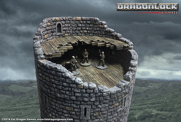 Tower of Terror - Bundles, 3D gedrucktes Gelände von Fat Dragon Games, Ultimate Dragonlock Scenery oder Terrain für 28mm Tabletop Gaming