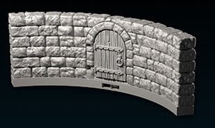 Tower of Terror - Wände, 3D gedrucktes Gelände von Fat Dragon Games, Ultimate Dragonlock Scenery oder Terrain für 28mm Tabletop Gaming