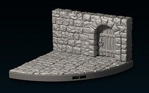 Tower of Terror - innere Wände, Treppen etc. 3D gedrucktes Gelände von Fat Dragon Games, Ultimate Dragonlock Scenery Terrain 28mm Tabletop