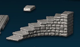 Tower of Terror - innere Wände, Treppen etc. 3D gedrucktes Gelände von Fat Dragon Games, Ultimate Dragonlock Scenery Terrain 28mm Tabletop