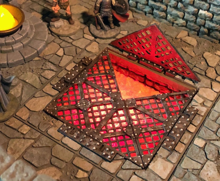 Pit of Doom, 3D gedrucktes Gelände von Fat Dragon Games, Ultimate Dragonlock Scenery oder Terrain für 28mm Tabletop Gaming