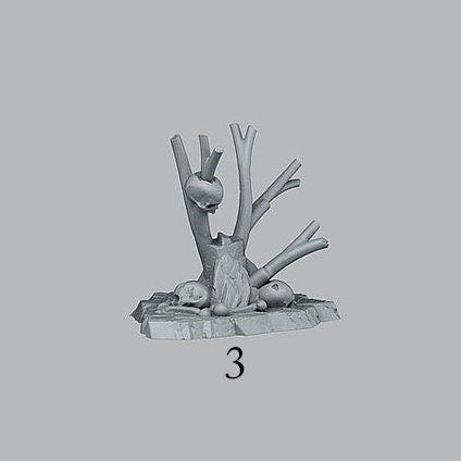 Cannibal Feast Branches  28mm  Tabletop  Fantasy  Gaming  D&D  Dungeons and Dragons  Pathfinder  DSA  Print Your Monsters