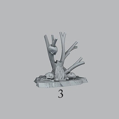Cannibal Feast Branches  28mm  Tabletop  Fantasy  Gaming  D&D  Dungeons and Dragons  Pathfinder  DSA  Print Your Monsters
