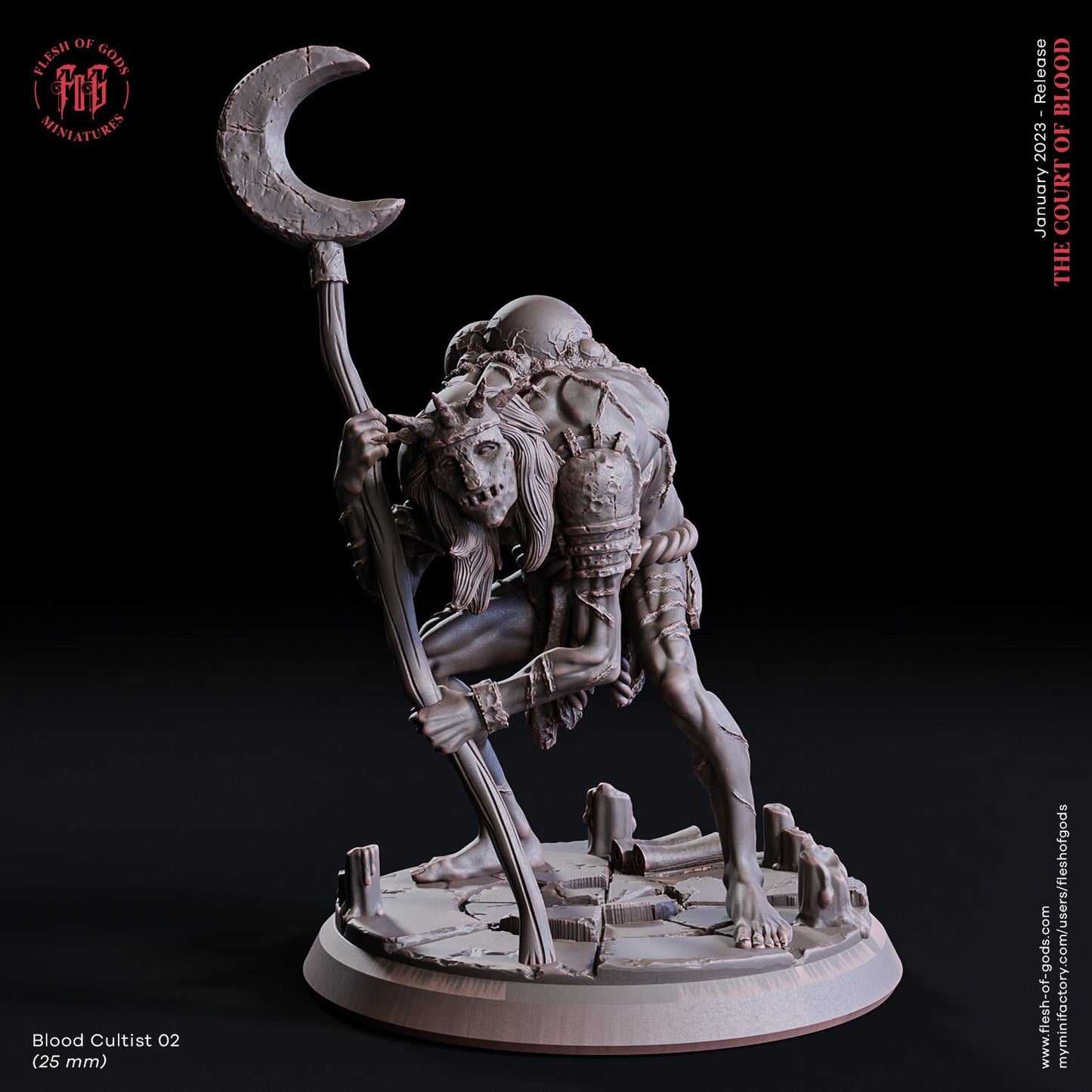 Aimotheas Kultist 02 (Enemy)  32mm  Flesh of Gods