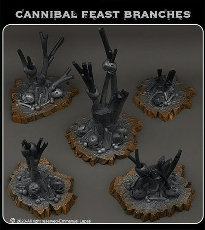 Cannibal Feast Branches  28mm  Tabletop  Fantasy  Gaming  D&D  Dungeons and Dragons  Pathfinder  DSA  Print Your Monsters