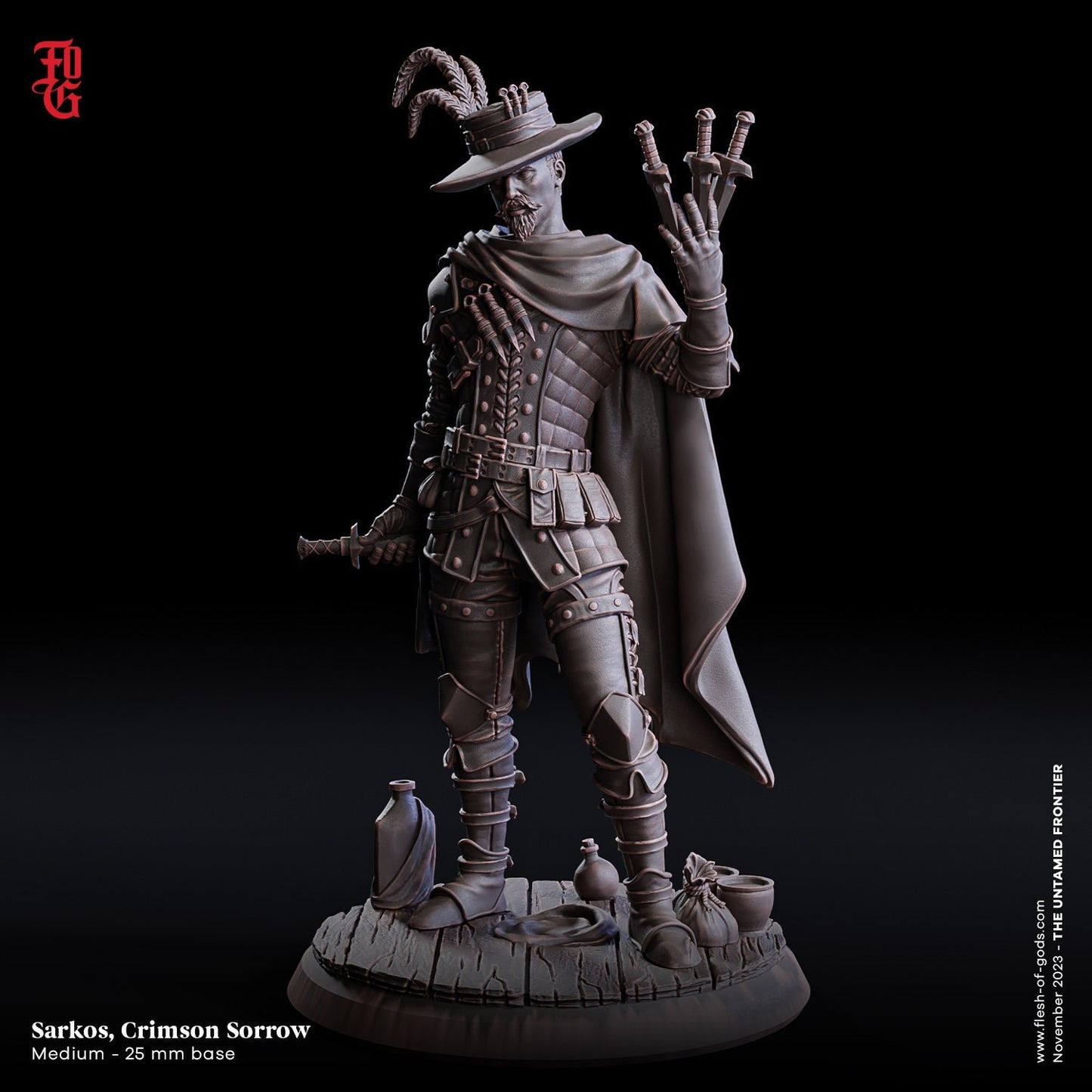 Sarkos - Die Purpurrote Trauer (Hero)  32mm  Flesh of Gods