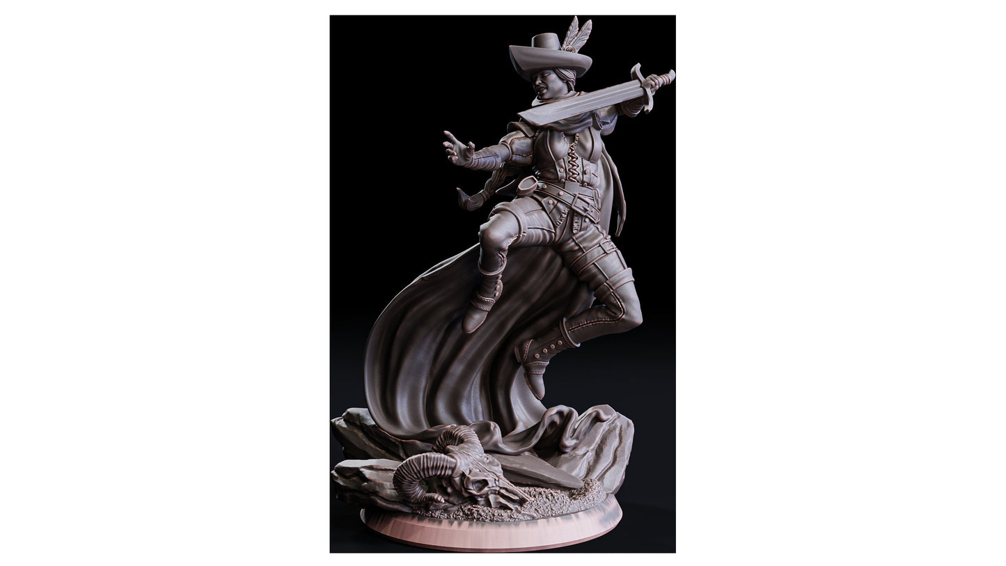 Alowyn - Wild Justice (Hero)  32mm  Flesh of Gods