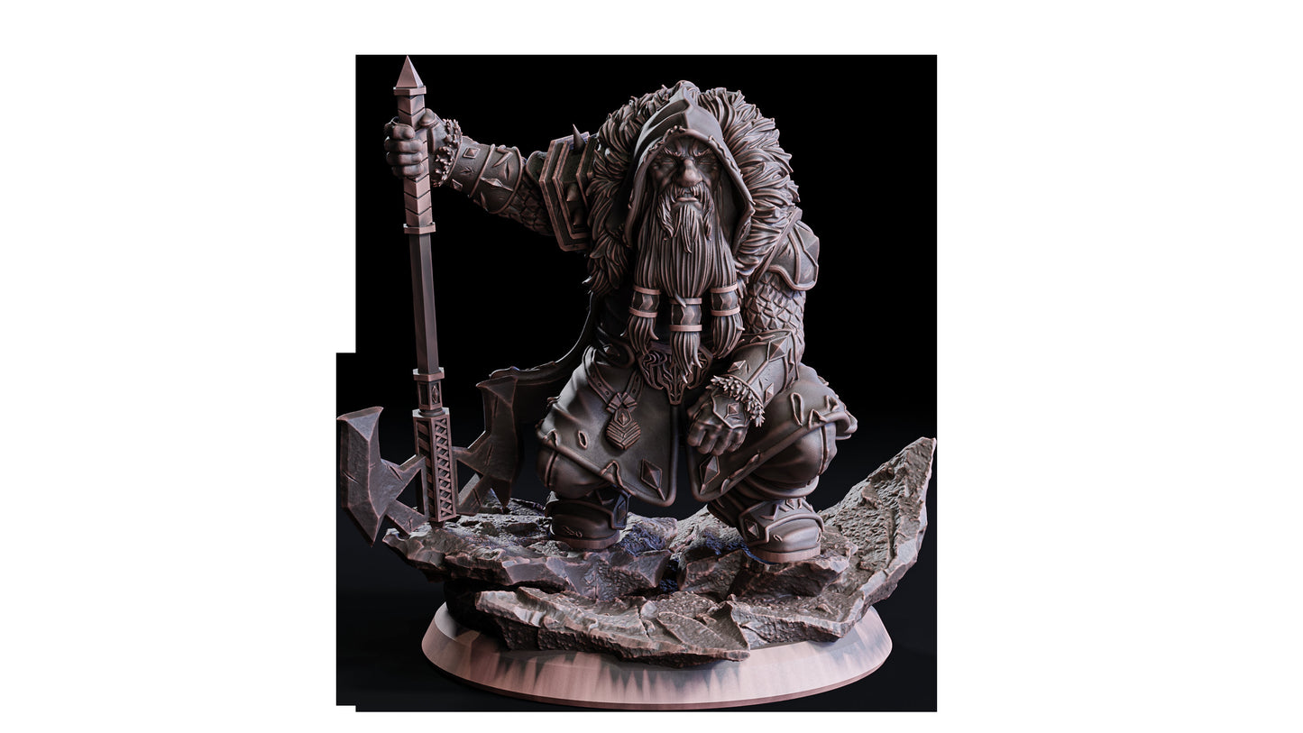 Helsdred, Schild des Sturms (Hero)  32mm  Flesh of Gods