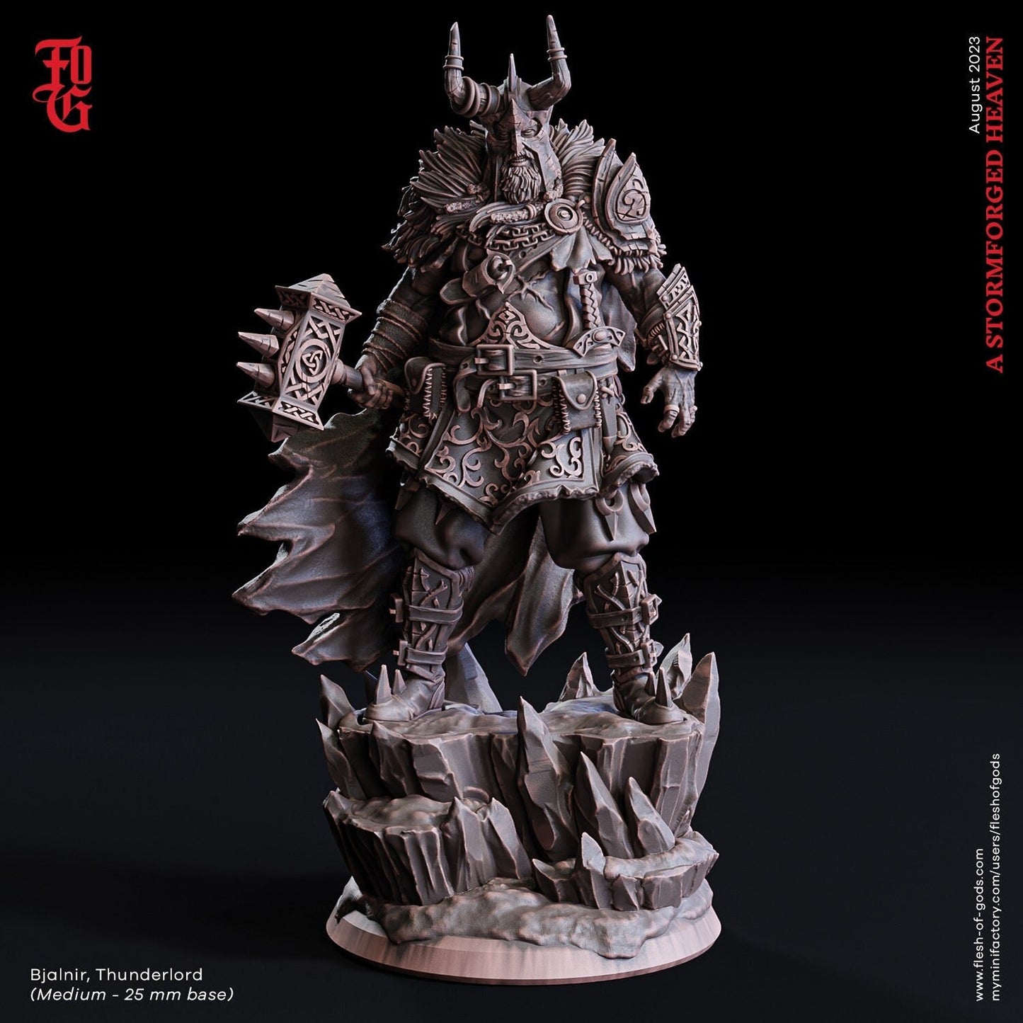 Bjalnir, Thunderlord (Enemy)  32mm  Flesh of Gods