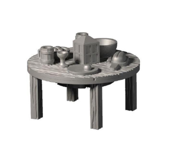 LED - Tisch - unterschiedliche Tops - 3D gedruckt - beleuchtet - Fat Dragon Games 28mm - Ultimate Dragonlock - Scenery - Terrain